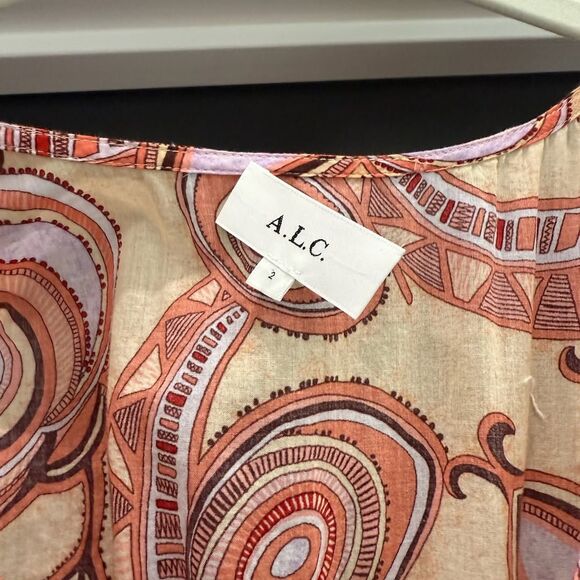 ALC Paisley Dress - Picture 3 of 3